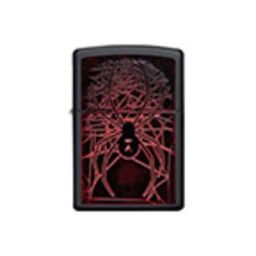 Zippo Black Brass Spider Design Windproof Pocket Lighter-29