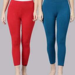 TWIN BIRDS Women Pack Of 2 High Ankle Leggings-image-88