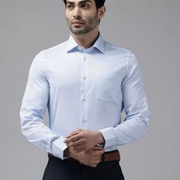 Blackberrys Cotton Slim Fit Striped Formal Shirt-image-69