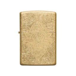 Zippo Gold Brass Henna Tattoo Design Windproof Pocket Lighter-9