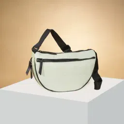 Forever Glam by Pantaloons Off White Solid Medium Cross Body Bag-picture-41