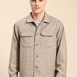 Mast & Harbour Checked Shacket Style Jacket-picture-40