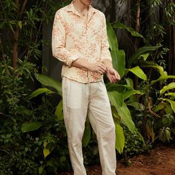 Campus Sutra Men Comfort Floral Opaque Printed Casual Shirt-image-88