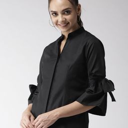 Style Quotient Women Black Solid Casual Shirt-picture-37