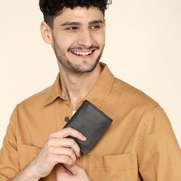 Sassora Men Leather Two Fold RFID Wallet-57