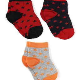 Bodycare Boys Assorted Pack of 3 Patterned Anti-Bacterial Socks-18