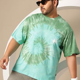 Sztori Plus Size Tie & Dye Pure Cotton T-shirt-image-16