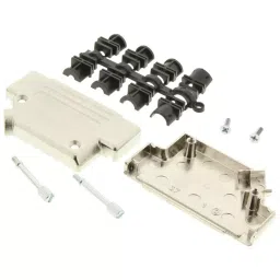 MH CONNECTORS BACKSHELL, D, NICKEL, 45DH, 37WAY, MHD45ZK-37-K-24