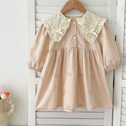 LULU & SKY Puff Sleeve A-Line Dress-image-99