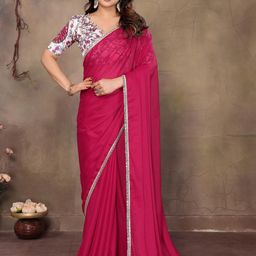 KALINI Gotta Patti Poly Georgette Saree-image-79