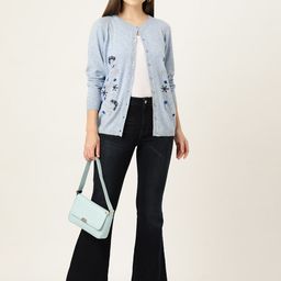 Monte Carlo Women Embroidered Cardigan-image-34