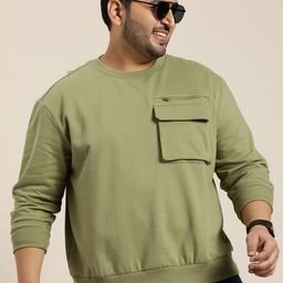 Sztori Men Plus Size Relaxed Fit Sweatshirt-12