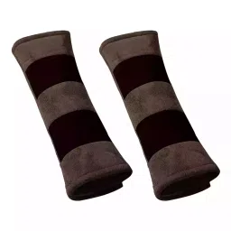 Auto Pearl Black & Red Leather Car Pillow Cushion for Universal For Car (Rectangular), 2 pc-32