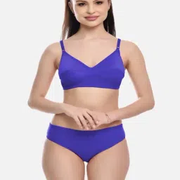 FIMS: Fashion is my Style Blue Cotton Lingerie Set-image-80