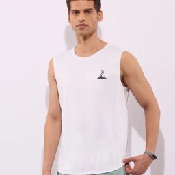 Hoversoul White Regular Fit Tank Tee-image-56