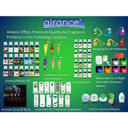 Airance 9 ml Each Lilly Vanilla & Lavender Fragrance Apple Shape Hanging Aroma Diffuser Car Air Freshener (Pack of 2) image 4