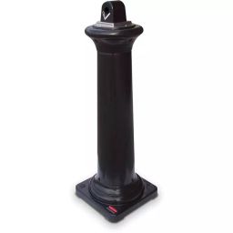 RUBBERMAID Black Galvanised Steel Base Mount Cigarette Bins 357x1.03m x 357 mm, FG9W3000BLA-image-39