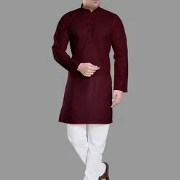 DIVISIVE Men Regular Kurta with Pyjamas-image-21