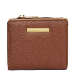 Caprese Brown Solid Bi-Fold Wallet for Women-picture-25