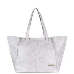 Bagsy Malone Grey Textured Large Tote Handbag-image-62