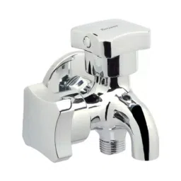 Parryware Two Way Bib Cock with Aerator Jade Series Silver Stainless Steel Chrome Finish, G021ZA1-picture-6