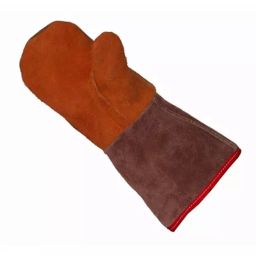 Liscombe Brown Leather Safety Work Gloves, L17-114-image-63