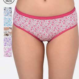 Bodycare Women Pack Of 6 Assorted Hipster Briefs BDCRBREF46254873-picture-34