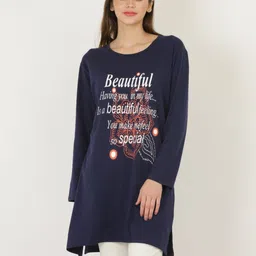 DDASPRATION Women Typography Printed T-shirt-picture-1