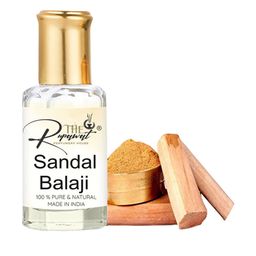 THE RUPAWAT Perfumery House Sandal Balaji 100% Pure & Natural Alcohol-Free Attar - 12 ml-image-13