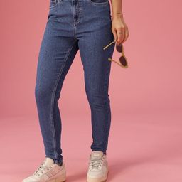 DressBerry Women Skinny Fit High-Rise Light Fade Stretchable Jeans-picture-17