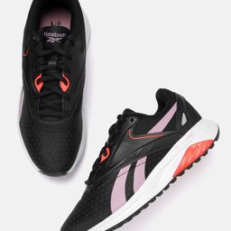 Reebok Women Black & Purple Woven Design Liquifect 90 2 Running Shoes-picture-13