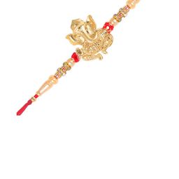 Vivastri's Premium Ganpati Rakhi For Brother & Lovely Sister-VIVA1109RKG-image-31