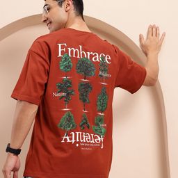 Mast & Harbour Men Printed Relaxed Fit T-shirt-image-65