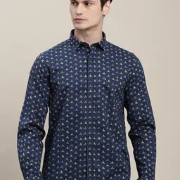 Turtle Men Relaxed Slim Fit Floral Opaque Printed Casual Shirt-image-80
