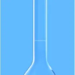 Borosil 5640016 Volumetric Flask Class A with Interchangeable Stopper (Capacity 100 ml) image 1