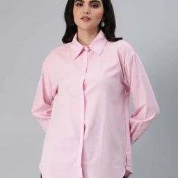 London Rag Pink Regular Fit Shirt-image-82