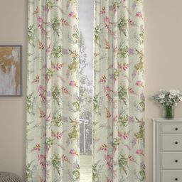 ROSARA HOME Unisex Multi Floral Pack of 2 Door Curtains-47