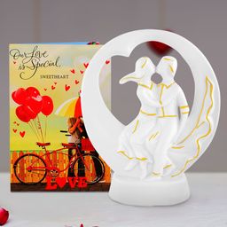 Archies Multicoloured Couple Figurine with Greeting Card-image-66