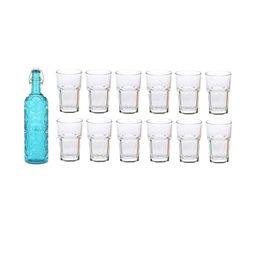SOMIL Blue Glass Airtight Can Bottle-image-54