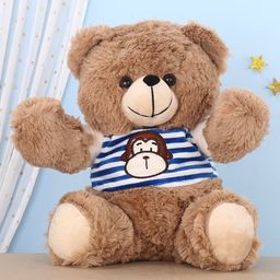 Edu Kids Toys Teddy Bear Soft Toy Brown - Height 30 cm-image-45