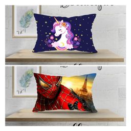 JARS Collections Velvet Baby Pillow For Sleeping Ultra Soft Toddler Pillow With Cartoon Print Pack of 2 - Multicolor-image-96