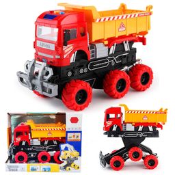 FunBlast 6 Wheel Drive Dumper Truck Toy with Light & SoundMulticolor-19