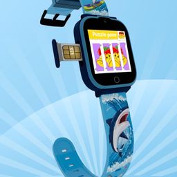Spiky Cyclops 4G Video Calling Waterproof Smartwatch - Blue-13