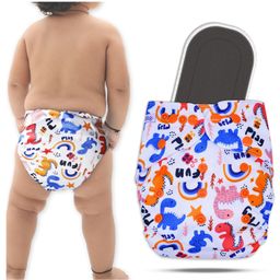 Bembika A Plus Printed Cloth Diaper With Bamboo Charcoal inserts for Babies Washable & Reusable Cloth Nappies For Baby Leakproof And Wetfree Adjustable Cloth Diapers -(BE2644)-13