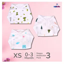 LazyToddler Muslin Nappy Set of 3 Extra Small (LO)-picture-5