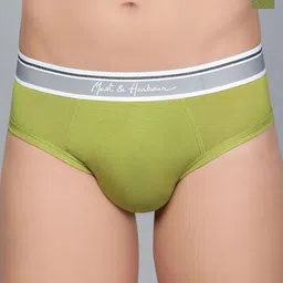 Mast & Harbour Men Pack of 2 Ultra-Soft & Breathable Basic Brief MnH_002_BRF_MTGN/GW/_2PC-46