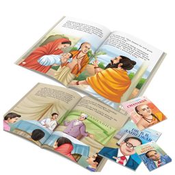 maple press Story Books for Kids Indian Famous Personalities Set of 25 Books Illustrated - English image 2