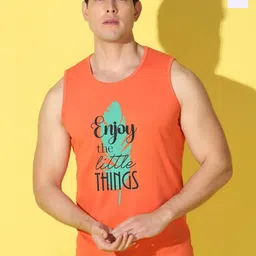 WOOSTRO Pack Of 2 Printed Combed Cotton GymInnerwear VWS26(ENJOY ORANGE)(RUN WHITE)-image-34