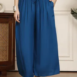 Valles365 by S.C. Women Flared Ethnic Palazzos-picture-14