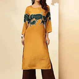 Vbuyz Women Printed Floral Kurta-image-15